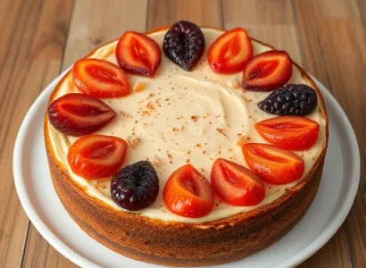 Gâteau aux fruits secs et aux noix