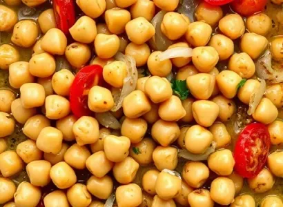 Pois chiches sautés