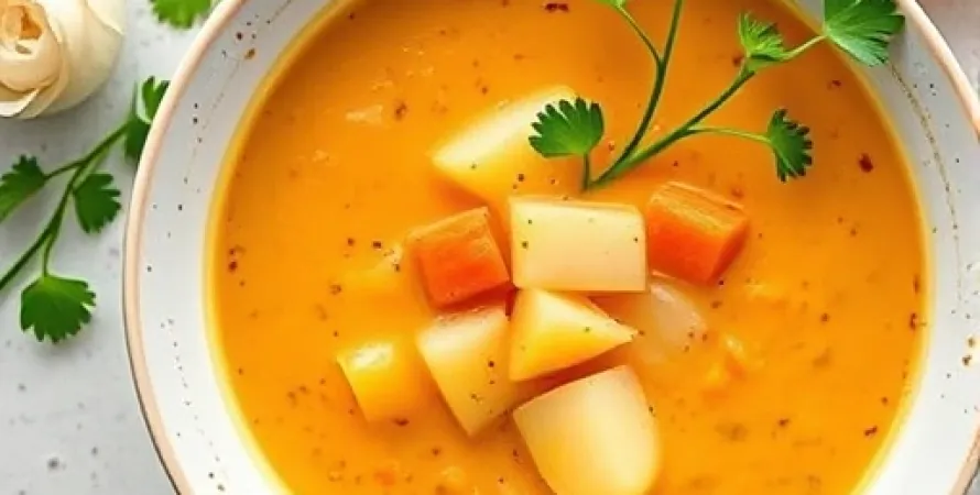 Potage de carottes et coriandre
