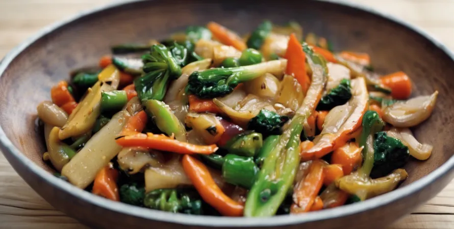 Sauté de Légumes au Wok, Saveurs Asiatiques