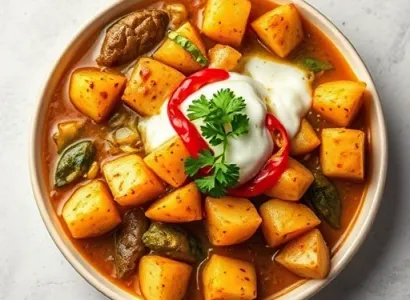 Pommes de terre au saag