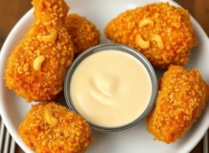Poulet pané au cashew et buttermilk