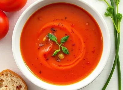 Soupe aux Tomates sans Crème