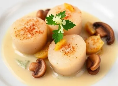 Coquilles Saint-Jacques aux échalotes