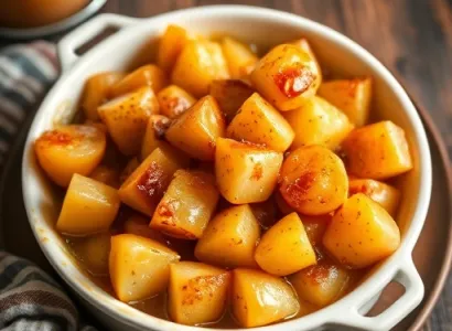 Casserole de pommes de terre au treacle