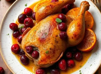 Poulet au cranberry et épices