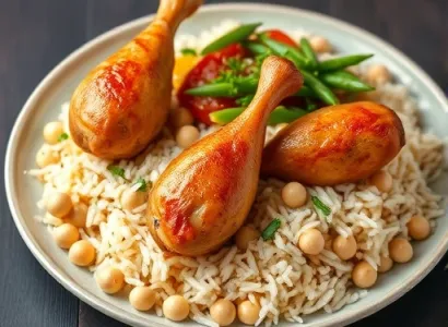 Poulet au Riz Cuit Lentement