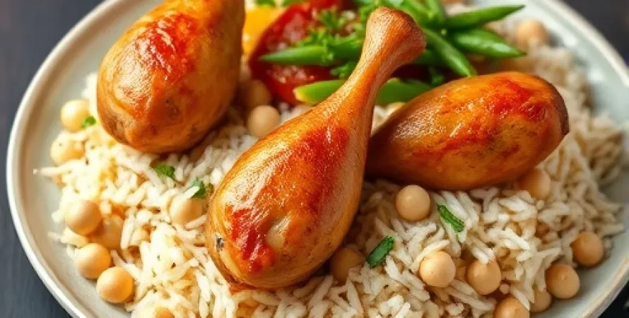 Poulet au Riz Cuit Lentement