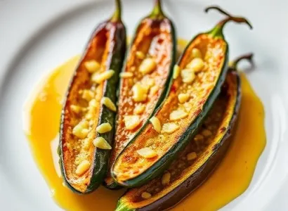 Courgettes au glaze
