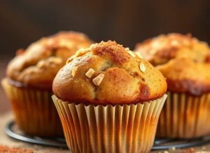 Muffins au cacao et à la cannelle