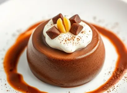 Mousse au chocolat lait et beurre de pistache