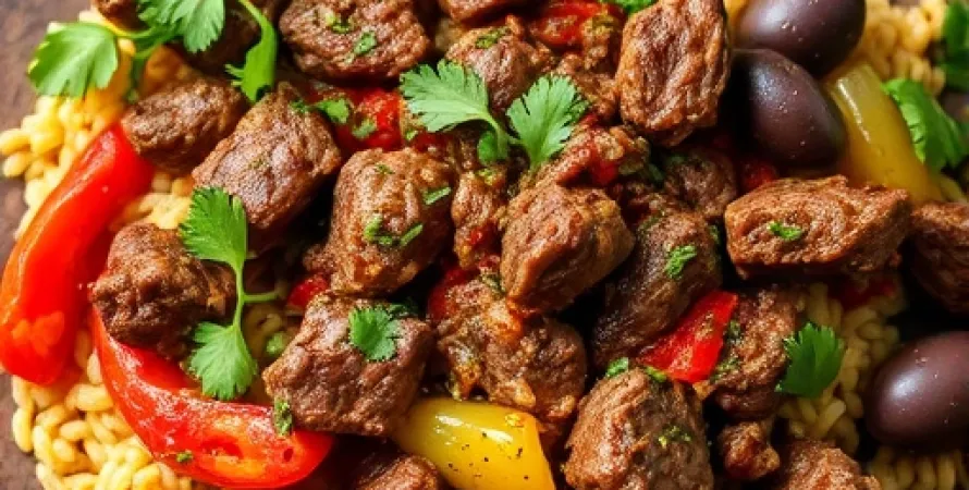 Boeuf aux épices et orzo
