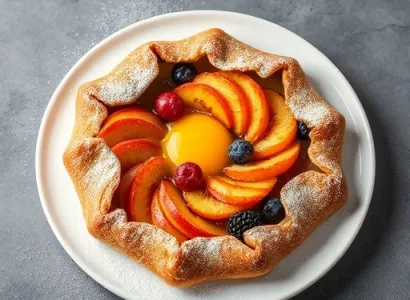 Galette de blé complet aux fruits