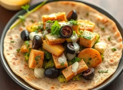 Tortilla au thon et pesto