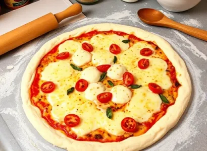 Pâte à pizza mince