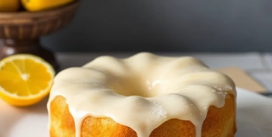 Gâteau de maïs au citron