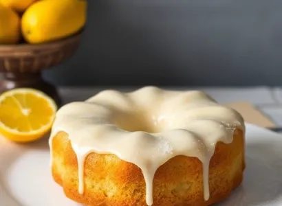 Gâteau de maïs au citron