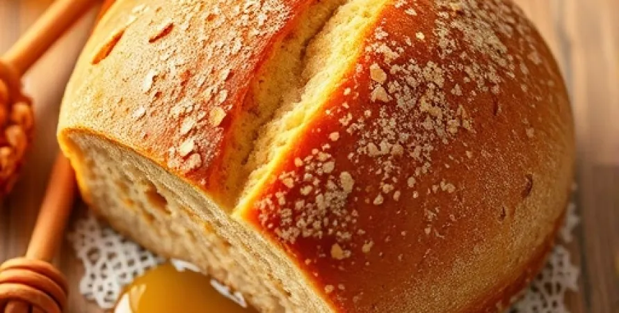 Pain au miel et bière de blé