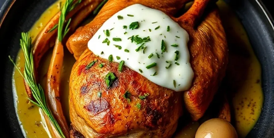 Poulet épicé au yogourt