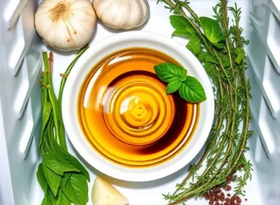 Dip à l'ail et vinaigre
