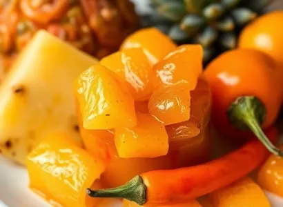 Confiture d'ananas et habanero
