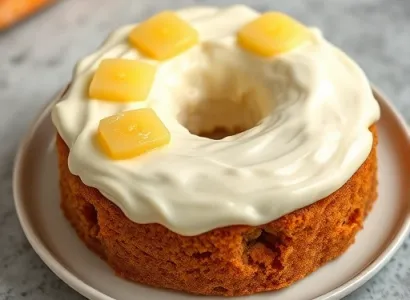 Gâteau de carottes et ananas