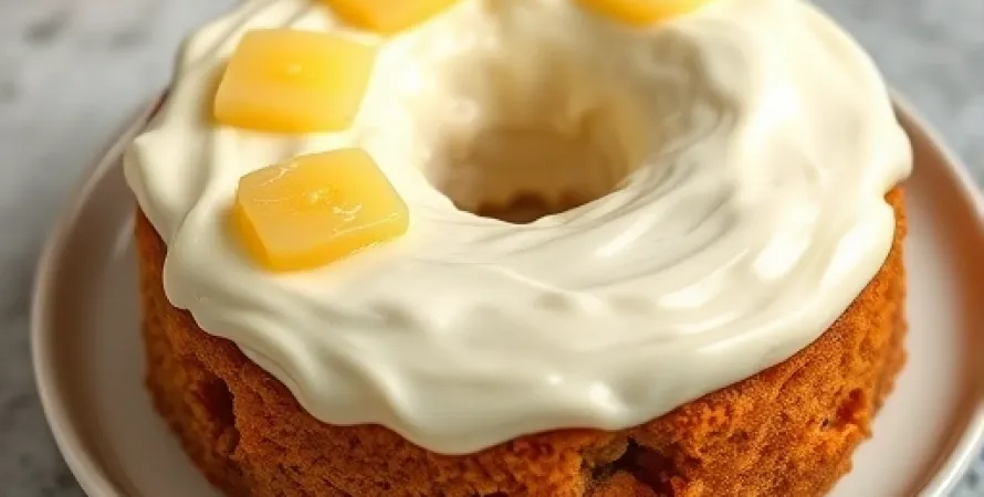 Gâteau de carottes et ananas