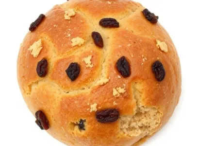 Pain au miel et raisins