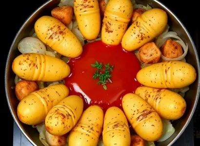 Poivrons farcis aux pommes de terre