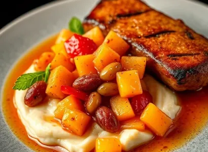 Sauce aux fruits et épices