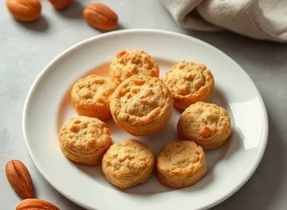Biscuits de igname aux amandes