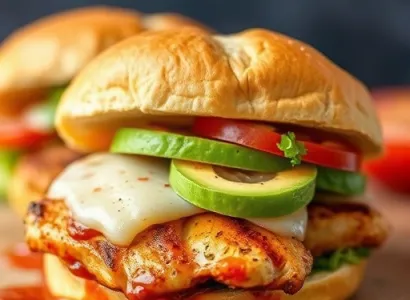 Sandwichs au poulet Tex-Mex