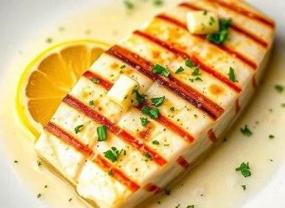 Poisson broilé au citron