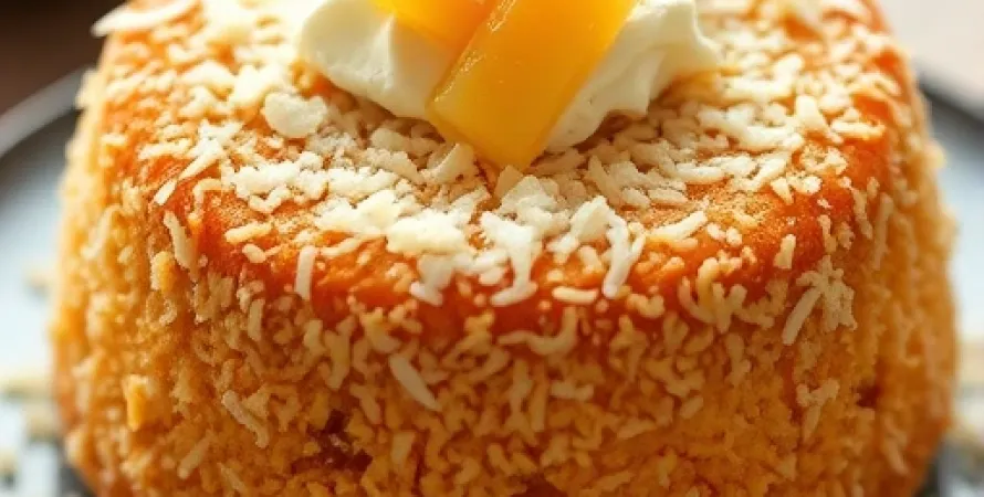 Gâteau au coco et ananas