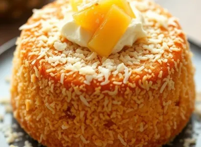 Gâteau au coco et ananas