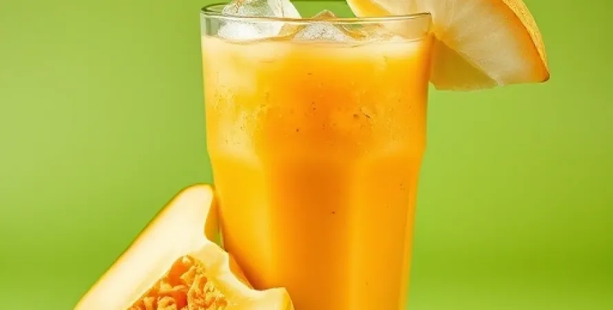 Smoothie de cantaloupe et poire