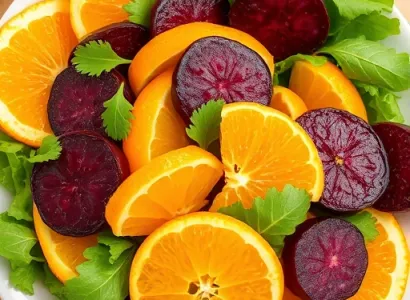 Salade de betterave aux oranges