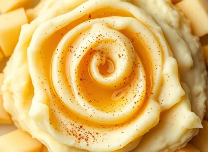 Pommes de terre écrasées au poulet