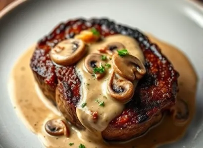 Steak campagnard cuit à la perfection