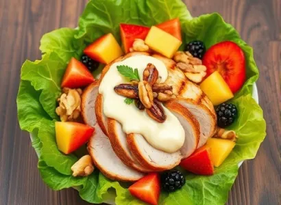 Salade de dinde tropicale