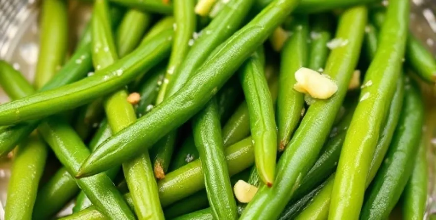 Haricots verts vapeur
