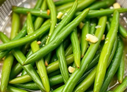 Haricots verts vapeur