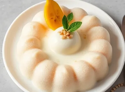 Glace crémeuse au banana et ananas