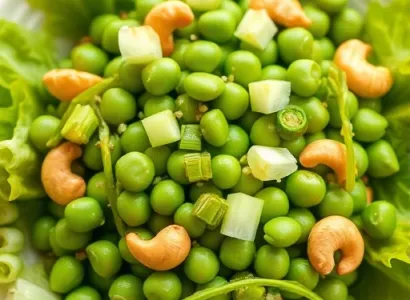 Salade de petits pois au balsamique