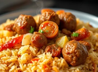Biryani de kofta