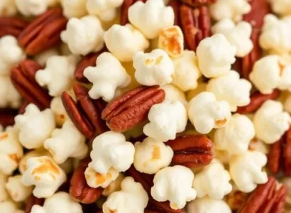 Popcorn au miel et aux pecans