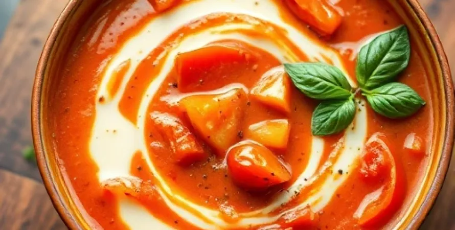 Soupe de Tomates et Poivrons
