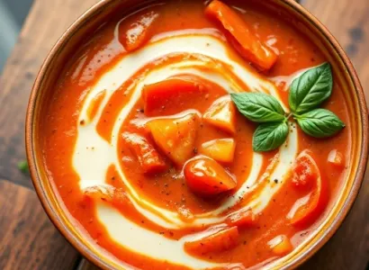Soupe de Tomates et Poivrons