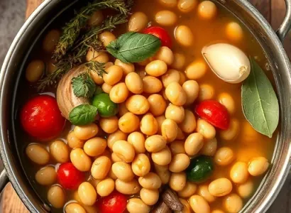 Haricots et légumes à la méditerranéenne