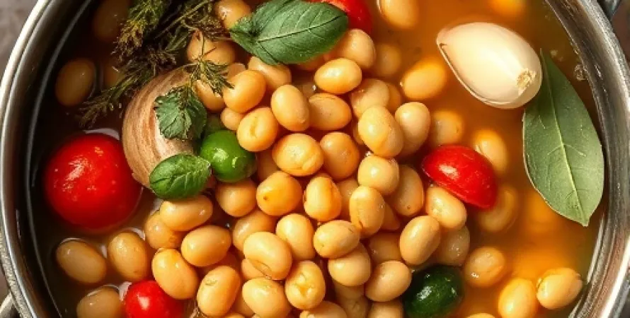 Haricots et légumes à la méditerranéenne